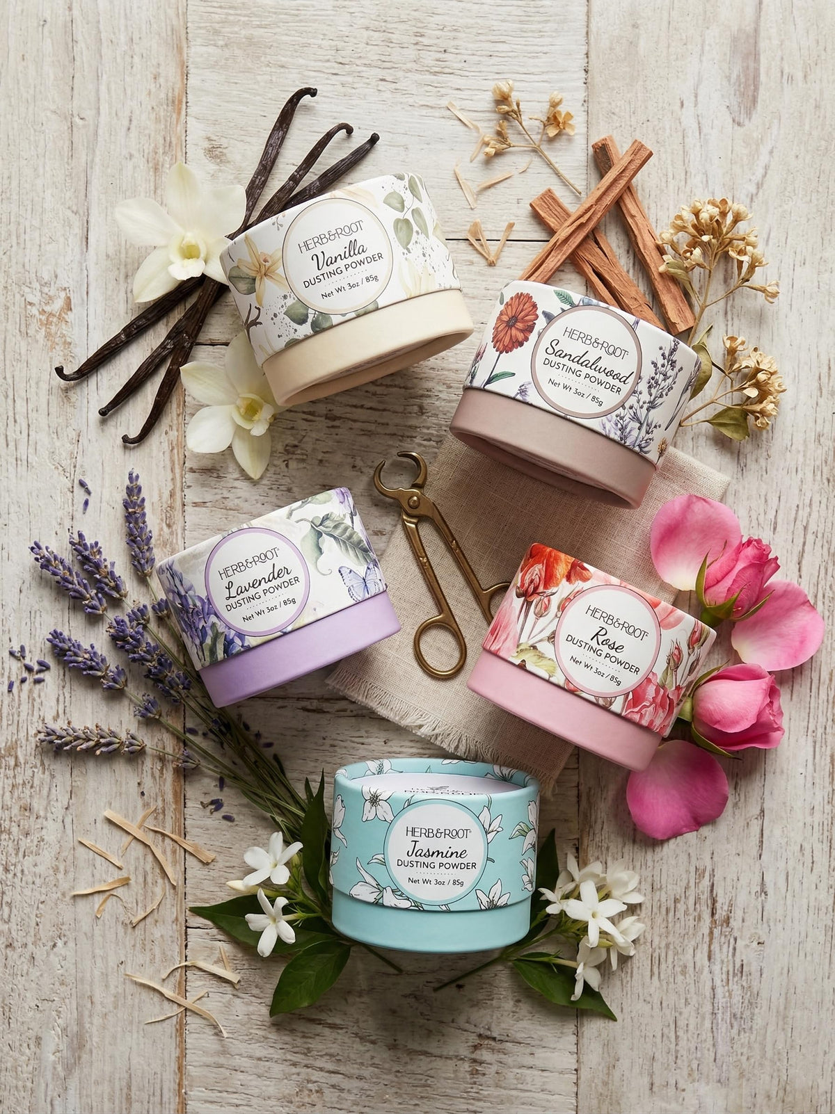Herb and Root Lavender Powder versatile for underarms and intimate areas