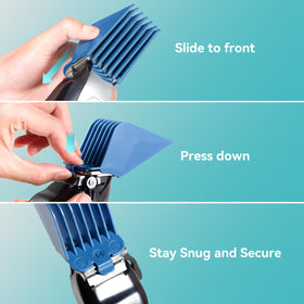LAVEST 2-inch guard ensures consistent mid-length trims