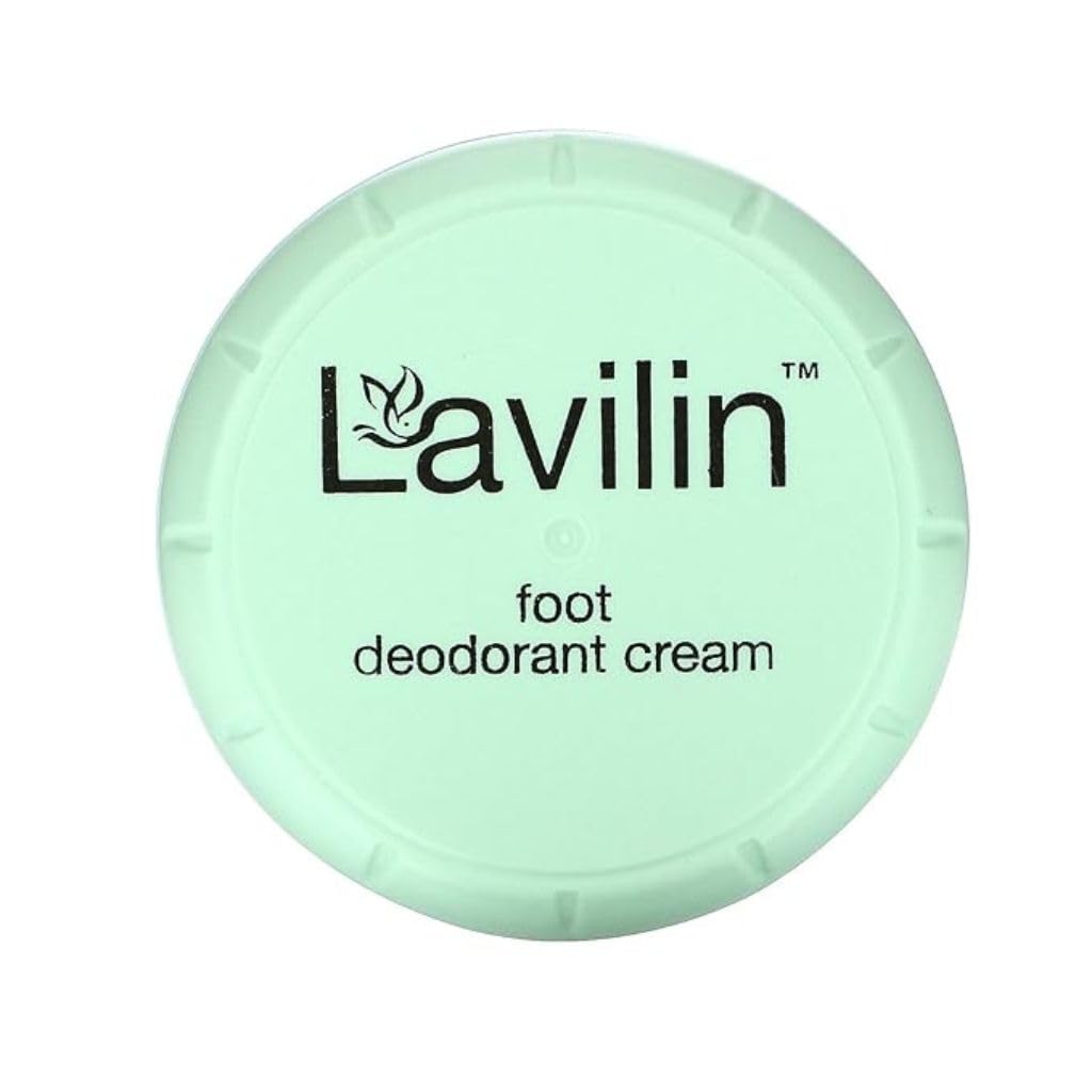 Lavilin Foot Deodorant Cream tube ready for long-lasting odor control.