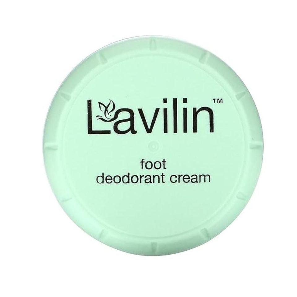 Lavilin Foot Deodorant Cream tube ready for long-lasting odor control.