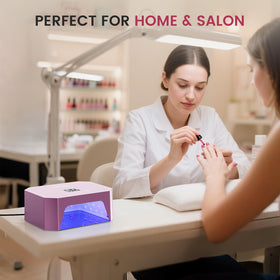 Lavinda pink finish adds a stylish touch for home or professional use