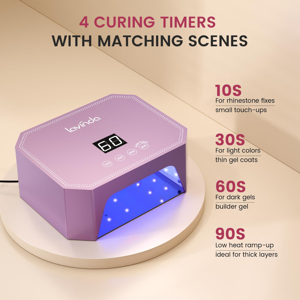 Lavinda auto-sensor lamp lights up on insertion and powers off automatically after removal