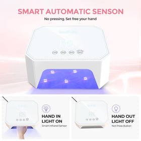 Lavinda detachable base expands workspace for pedicures