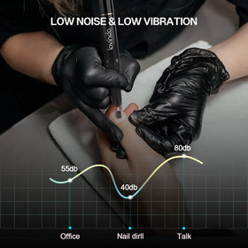 Lavinda compact drill ideal for travel-friendly nail maintenance.