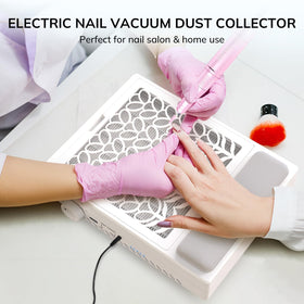 Lavinda Nail Dust Collector top view showing compact design and quiet operation