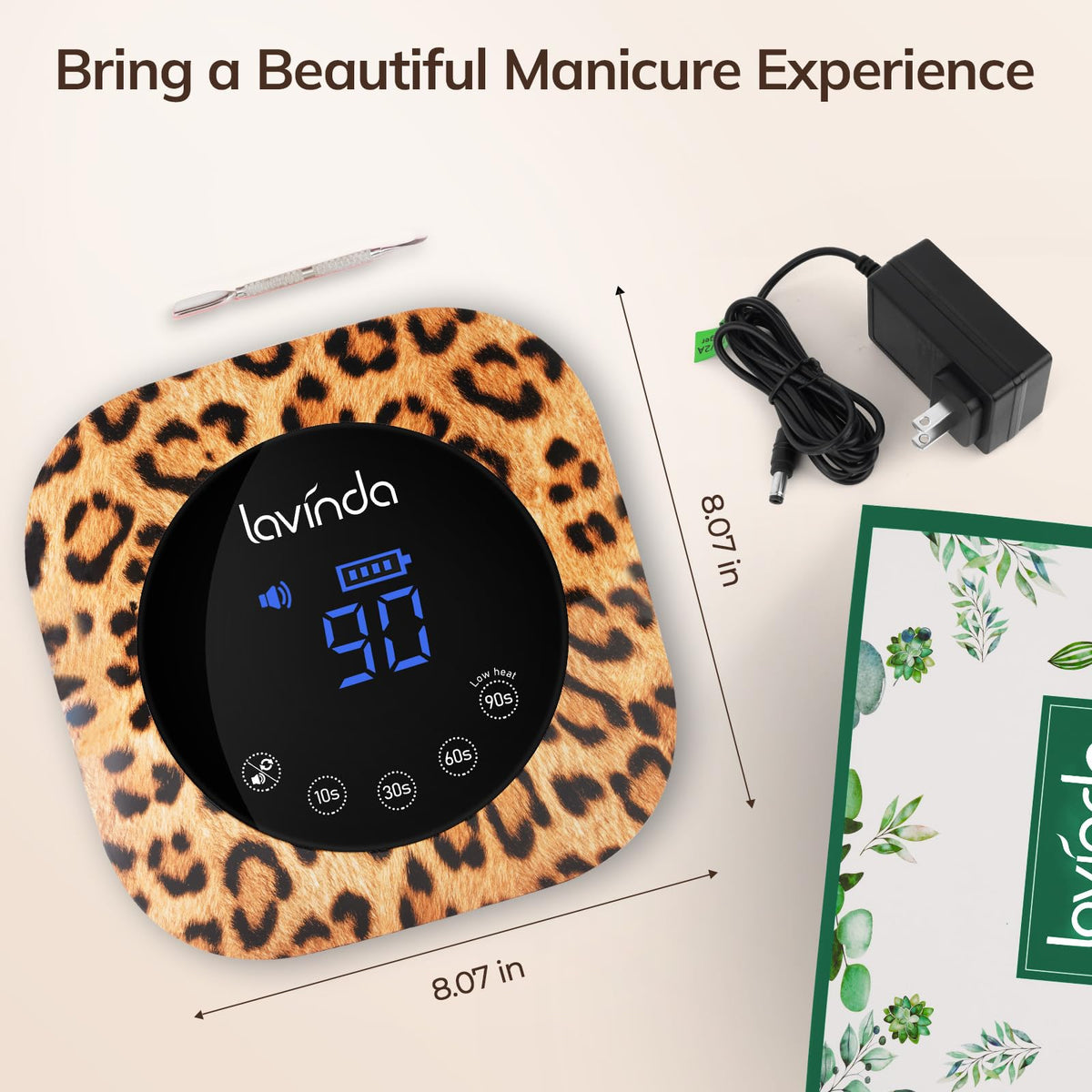 Lavinda lamp ideal for salon or home use with portable setup