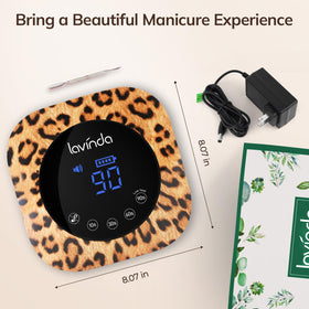 Lavinda lamp ideal for salon or home use with portable setup