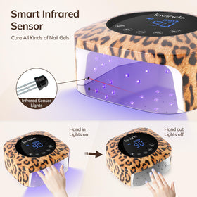 Lavinda lamp provides wide curing space for five nails at once