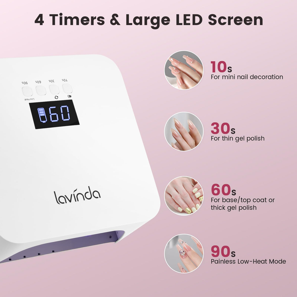 Lavinda NovaGlow White packaging with included accessories