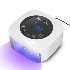 Lavinda UV nail lamp front view showing compact design for home use