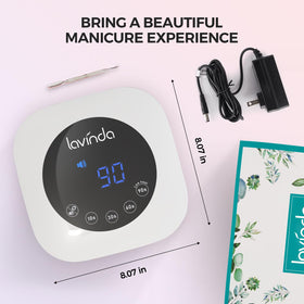 Lavinda UV nail lamp suitable for salon and home use setups