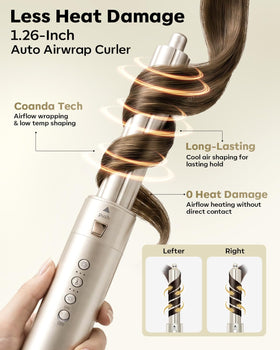 Lavomist cool shot feature seals shine for a long-lasting finish.
