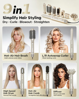 Lavomist ionic 110000rpm drying for faster, smoother results with less frizz.