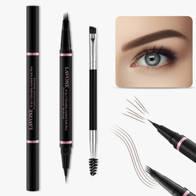 LAVONE eyebrow pomade in dark brunette delivers flexible, long-lasting hold.