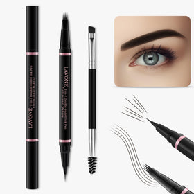 LAVONE eyebrow pomade ebony provides precise definition with long-wearing hold