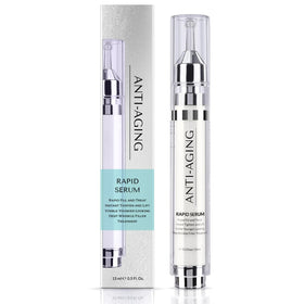 Lavtek Rapid Anti-Aging Serum bottle for quick smoothing in daily routines
