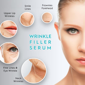 Lavtek Rapid Anti-Aging Serum on cheeks and neck helps firm the skin and improve elasticity
