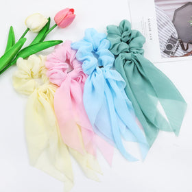 Lawie eight-color chiffon hair ties for versatile styling