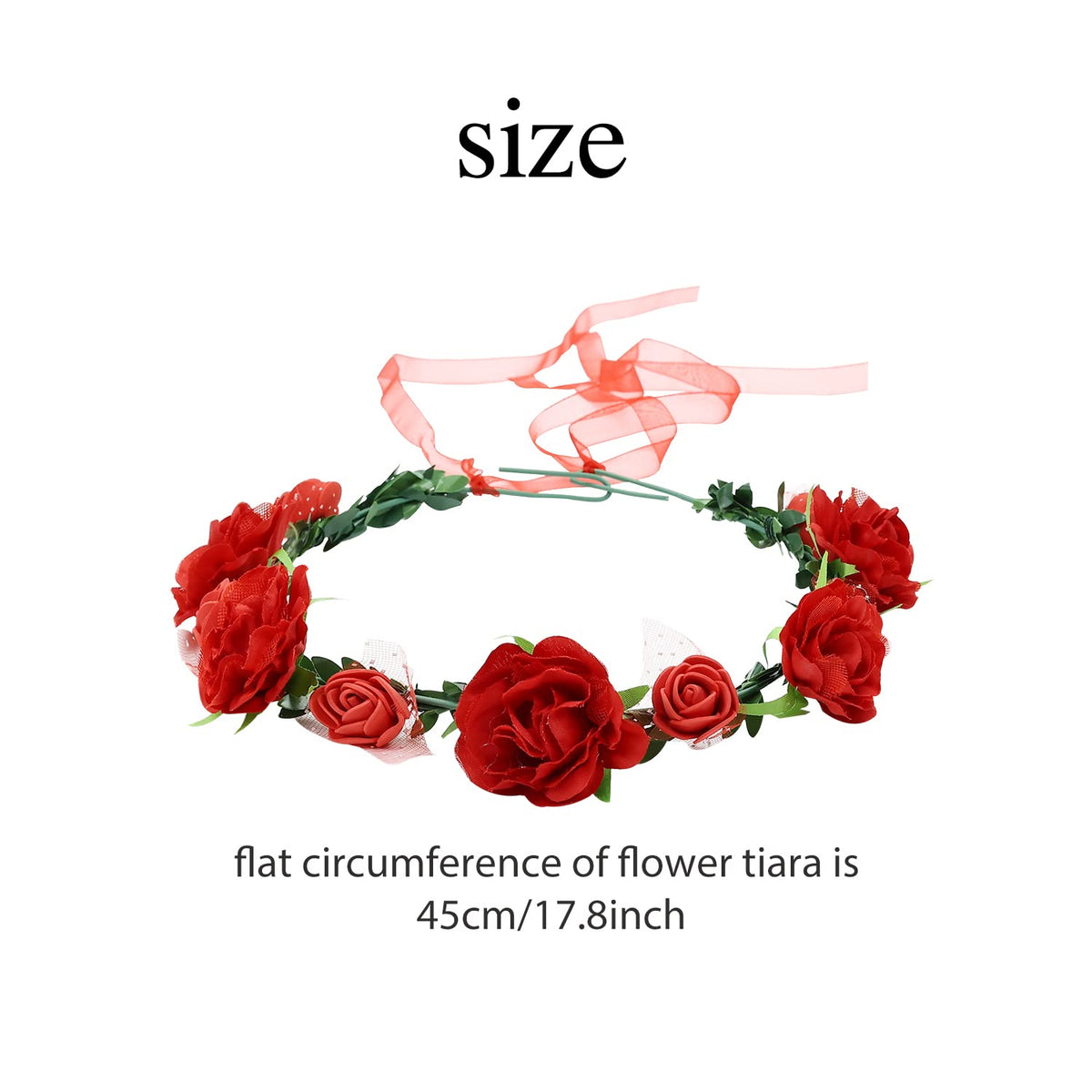 Lawie cream large daisy crown adds an elegant bridesmaid accent