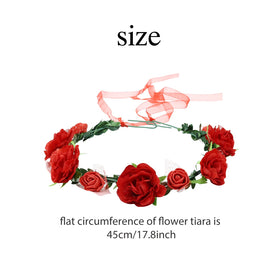 Lawie cream large daisy crown adds an elegant bridesmaid accent