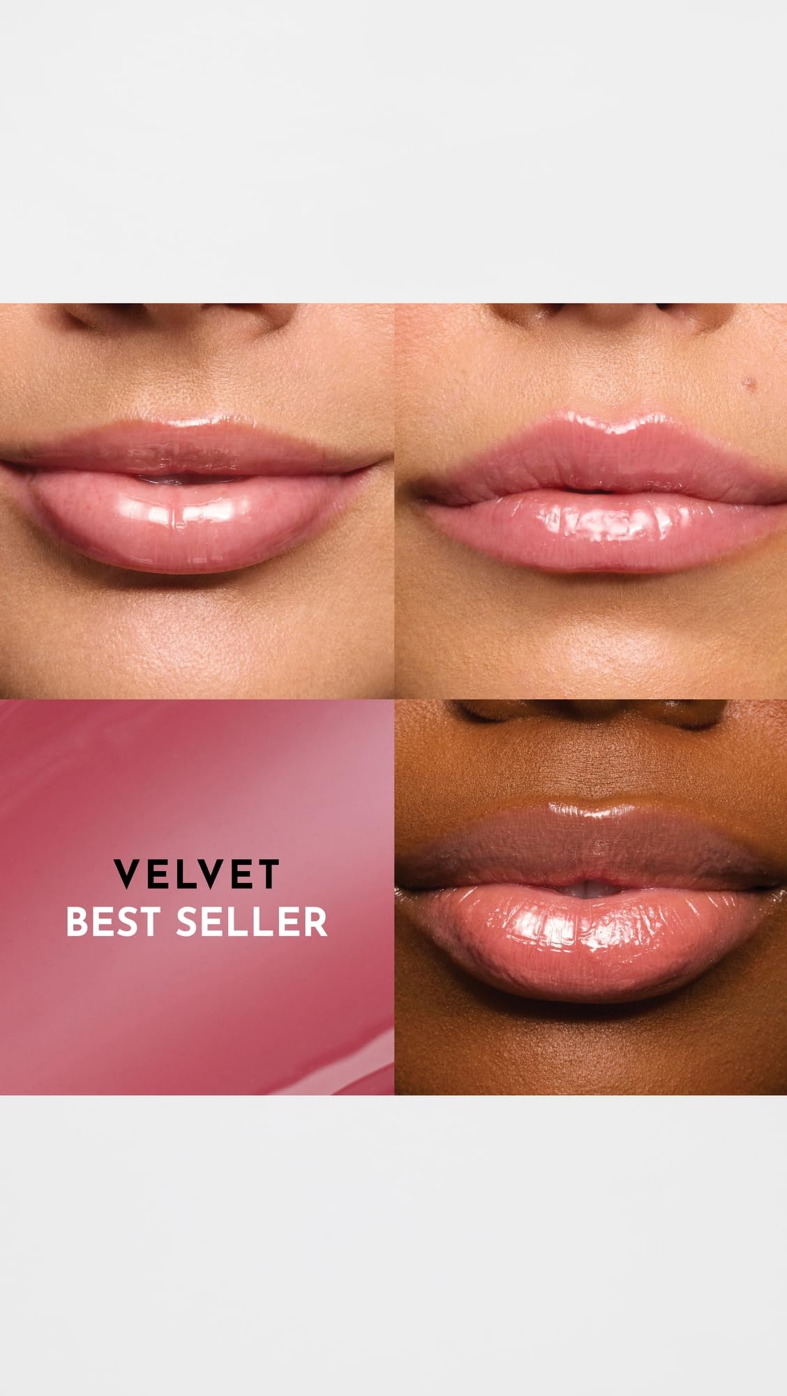 Lawless Daisy Darlings Velvet gloss swatch for creamy glassy finish