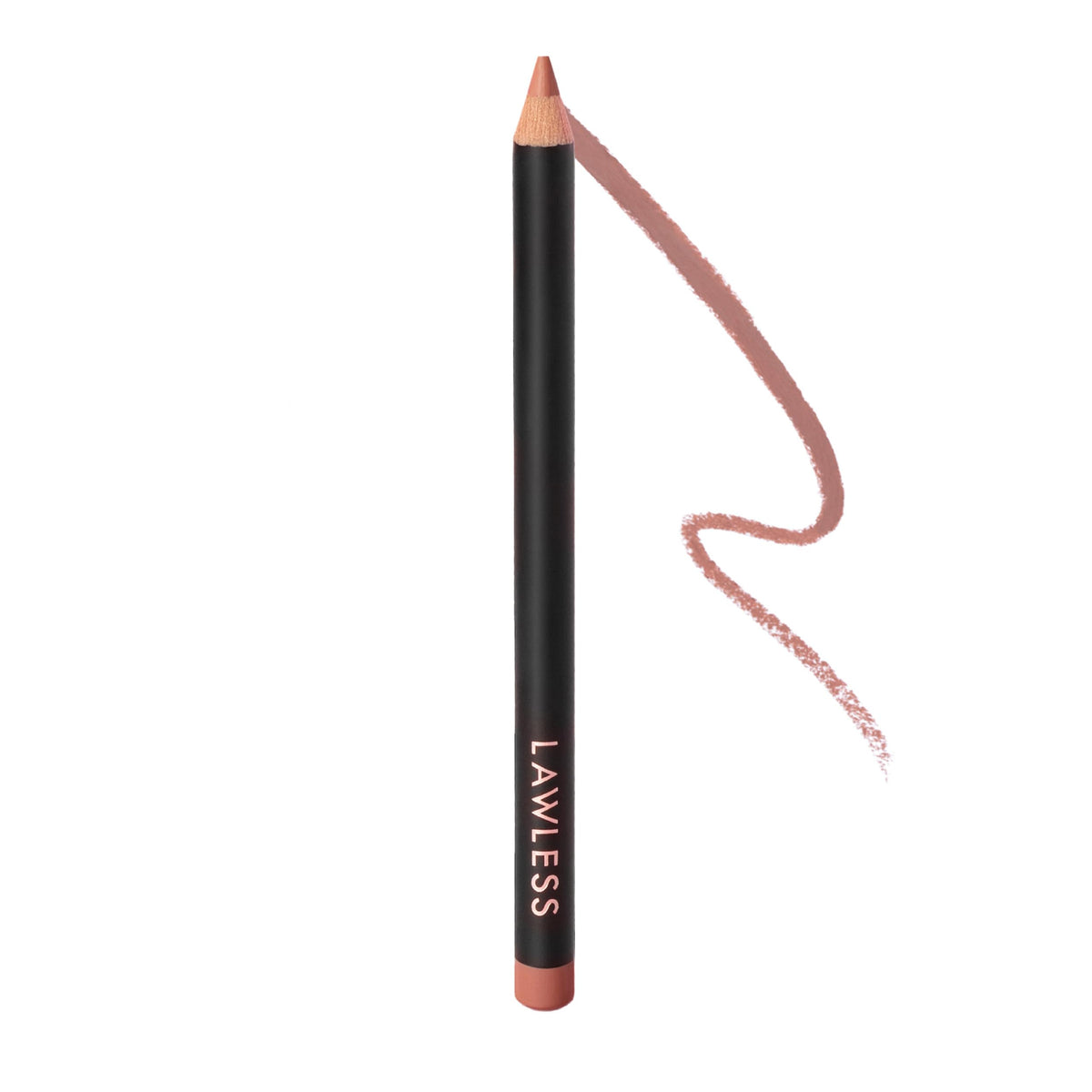 Lawless Forget the Filler Definer Liner Nude Honey close-up swatch for precise lip definition