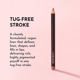 Lawless Forget the Filler Definer Liner Pink Slip satin finish closeup