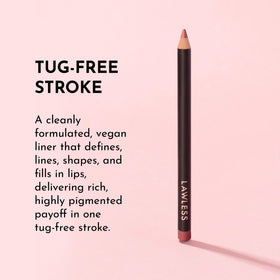 Lawless Forget the Filler Definer Liner Rosewood packaging for on-the-go touch-ups.
