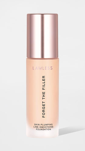 LAWLESS Forget the Filler cap close-up showcasing vegan cruelty-free formula