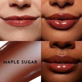 Layered over lipstick, LAWLESS Forget The Filler adds shine and color depth.