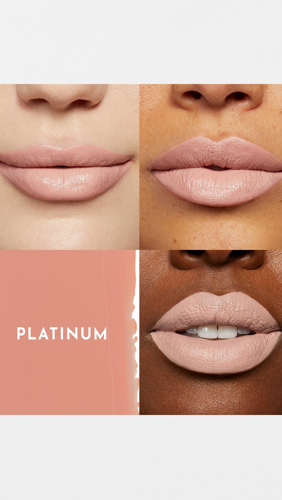 Close-up of Lawless Forget the Filler lipstick texture shows creamy, uniform coverage