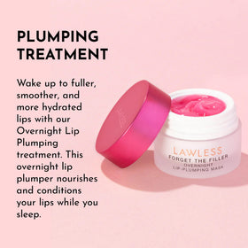 Lawless Forget The Filler packaging emphasizes clean, premium ingredients for daily use.