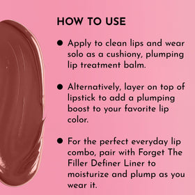 Lawless Forget the Filler rosehip oil ingredient for moisturized lips