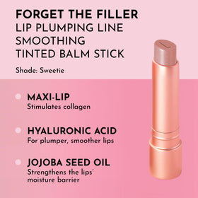 Lawless Forget the Filler Sweetie tinted balm close-up with color