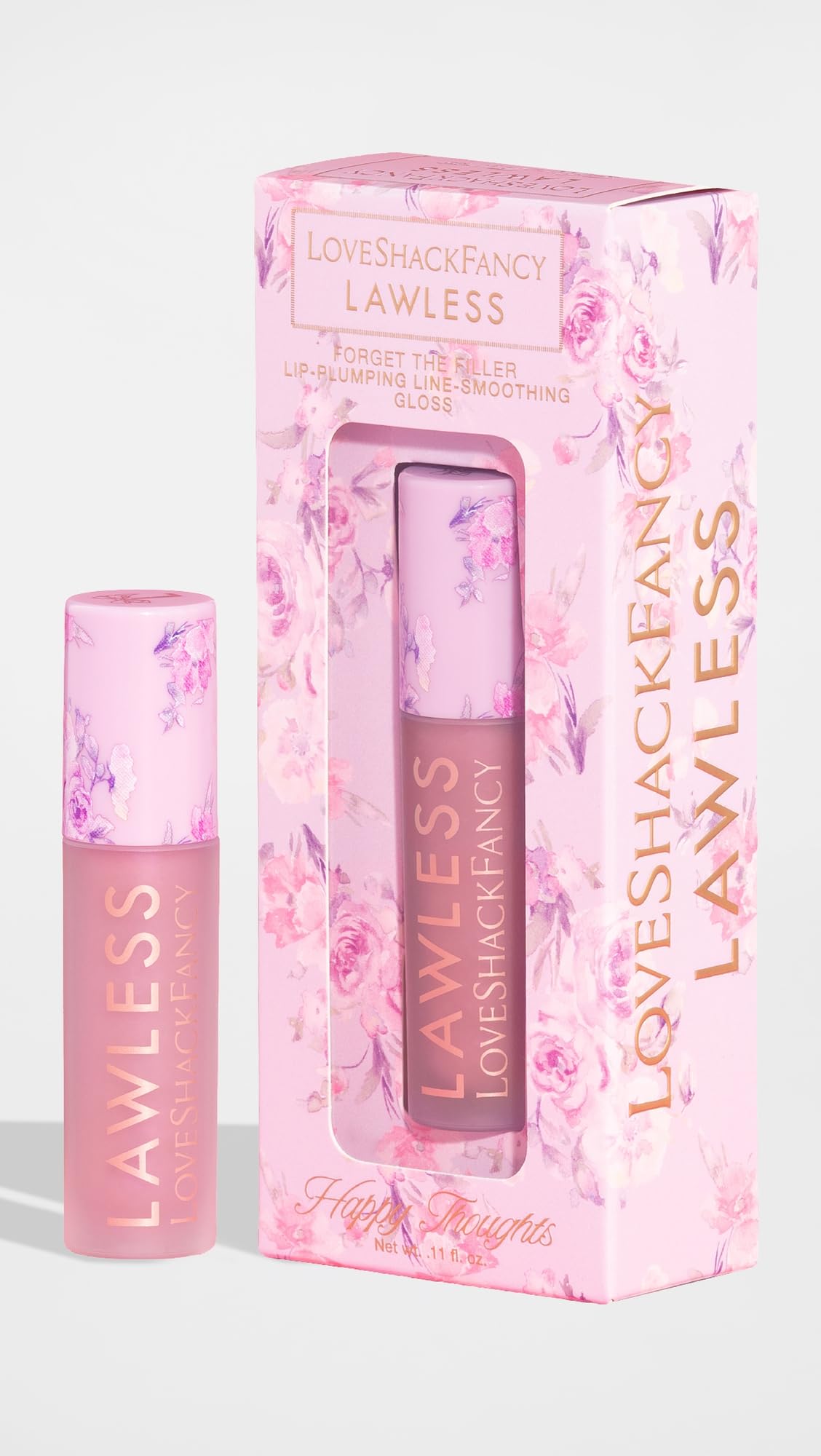 Lawless Forget The Filler gloss applicator for precise lip application.