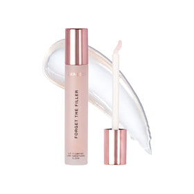 Lawless Queen Forget the Filler gloss Rosy Outlook close-up showing glassy shine