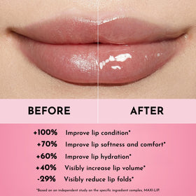 Lawless gloss tube on vanity with hydrating lip care products