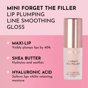 LAWLESS Rosy Outlook applicator glides smoothly for comfortable, plush shine.