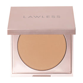 LAWLESS talc-free skin smoothing powder compact for a natural matte finish