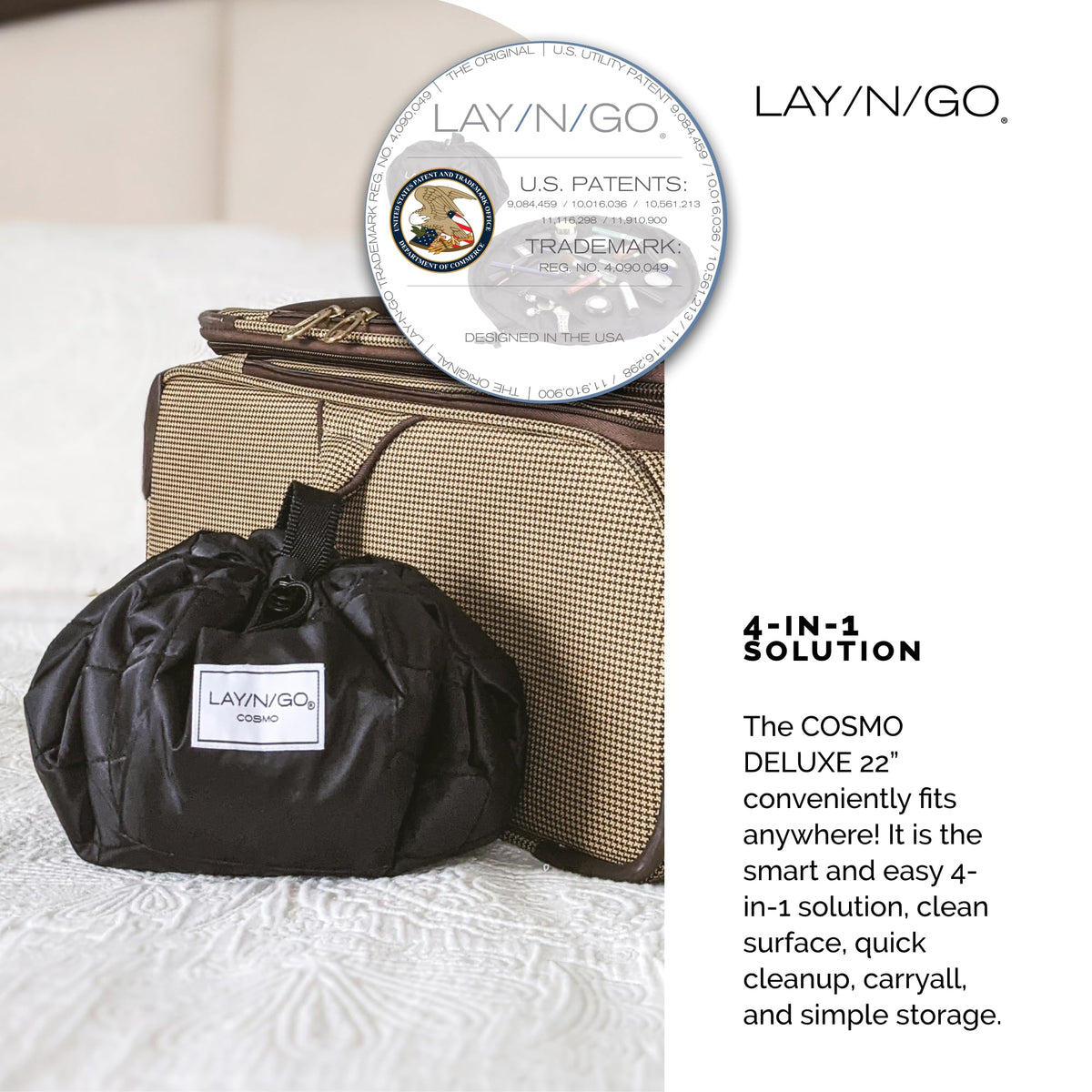 Elephant-print Cosmo Layflat adds stylish travel-ready flair
