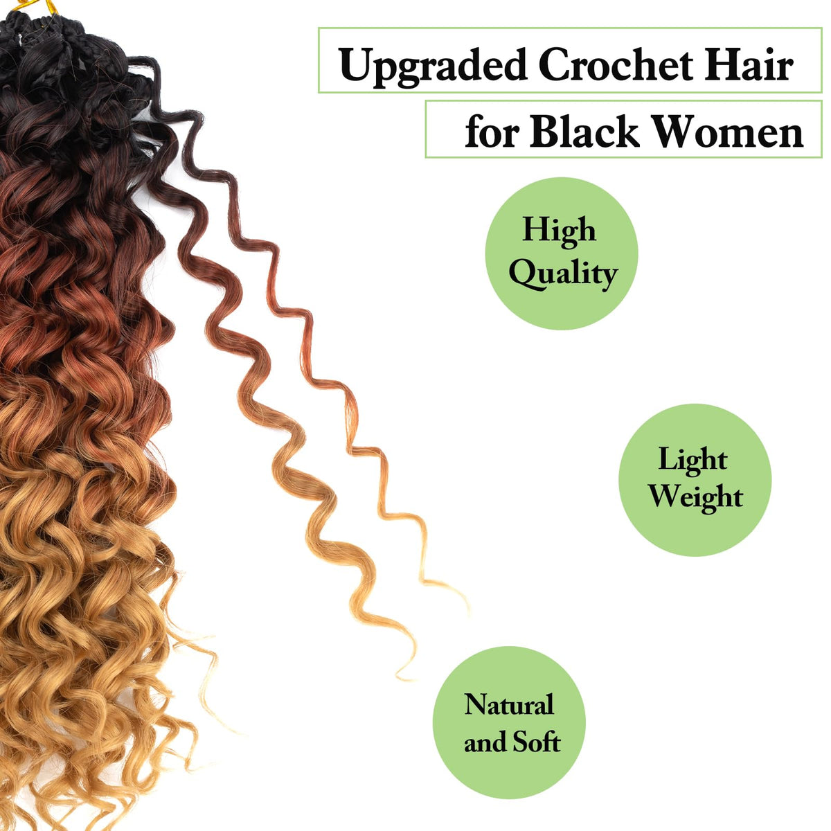 Layakoo Curly Crochet Hair boho box braids add versatile texture for everyday looks.