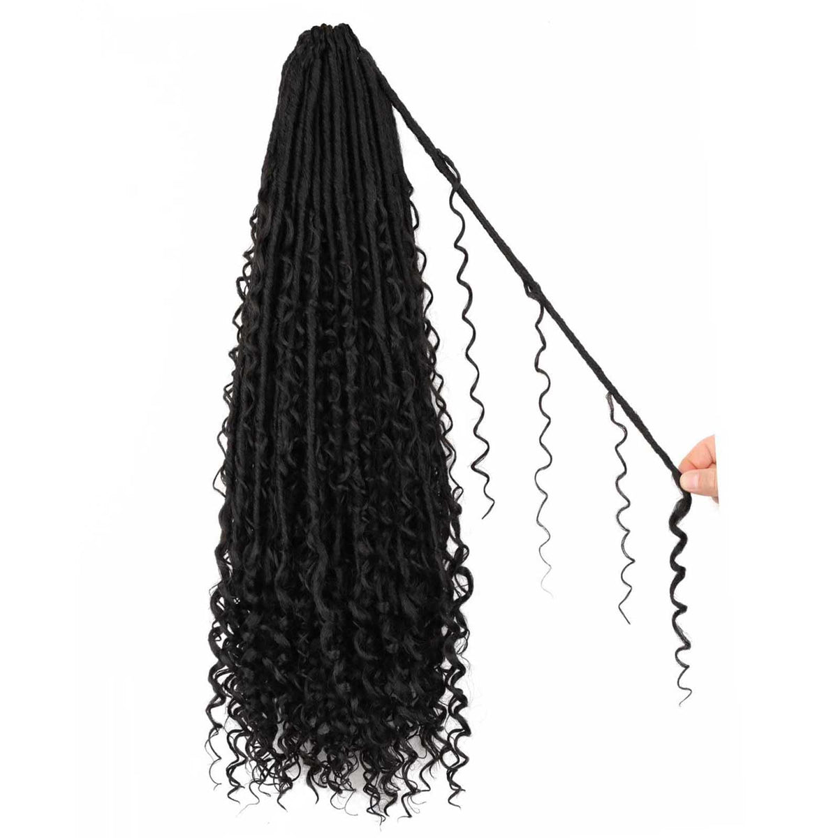 Layashow Boho faux locs long-wear with gentle movement and authentic vibe.