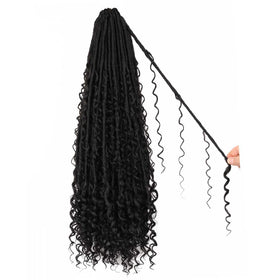 Layashow Boho faux locs long-wear with gentle movement and authentic vibe.
