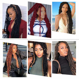 Layashow wash-ready locs offer easy maintenance and durable shine.