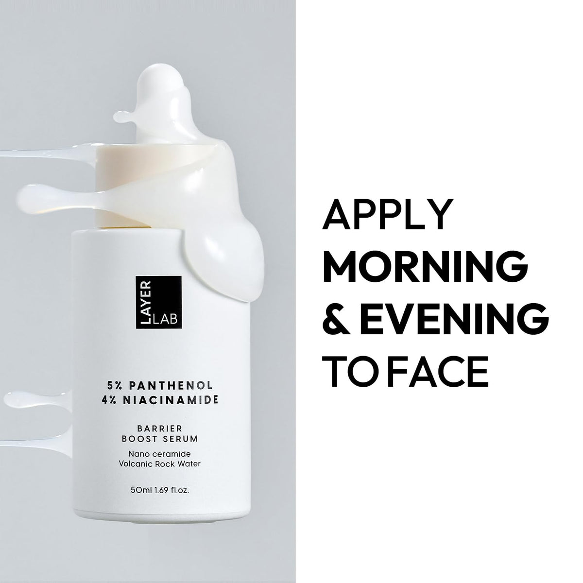 Glass-skin glow after application on skin.