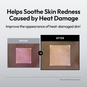 Ingredient label highlights panthenol and niacinamide.