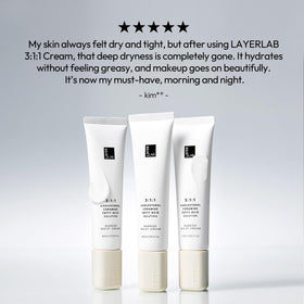 LAYERLAB Barrier Moist Cream modern tube design on display