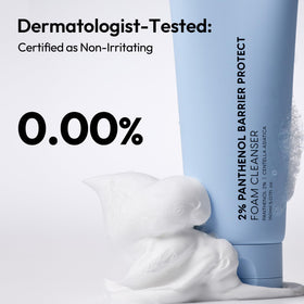 Layerlab face wash demonstrates barrier-friendly daily use.
