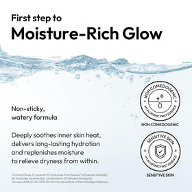 LAYERLAB Hyaluronic First Essence bottle highlights 72-hour hydration potential.