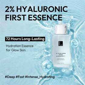 LAYERLAB Hyaluronic First Essence dropper delivers precise hydration support.